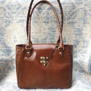 Patricia Nash Rosalia Leather Shoulder Bag